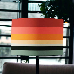 Toco Stripe Lamp Shade - Mustard and Gray Ltd