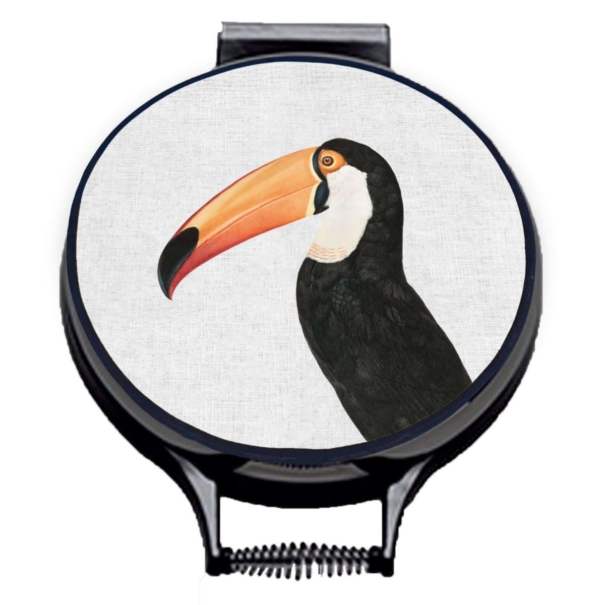 Toco Toucan Circular Hob Covers - Mustard and Gray Ltd