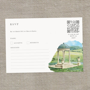 Wedding Map RSVP Cards