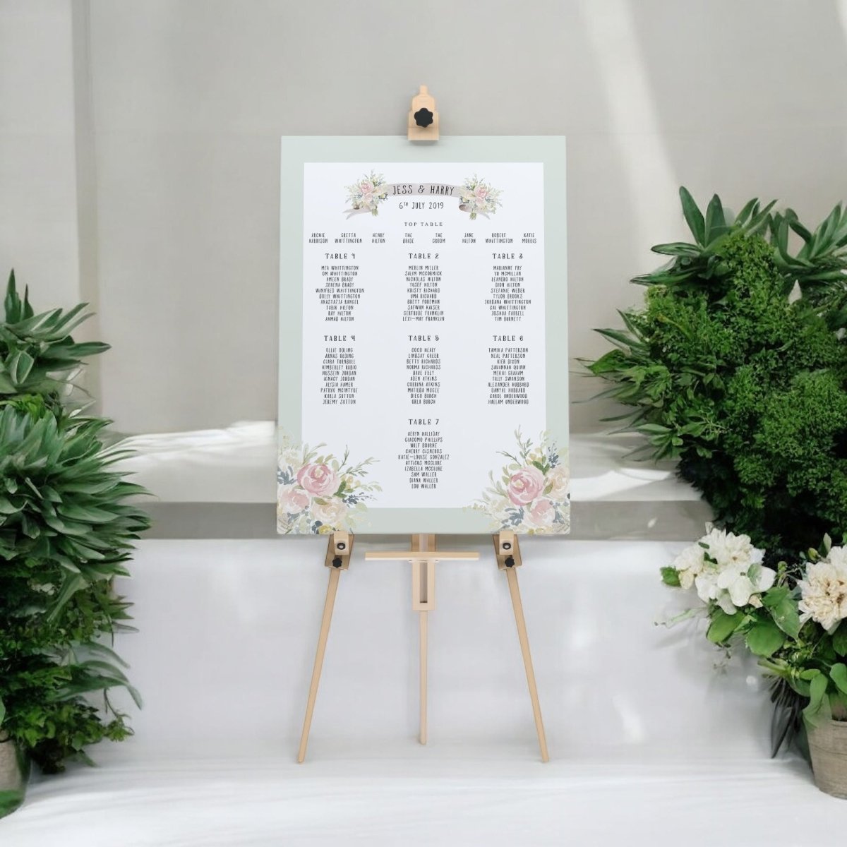 Wedding Map Table Plan