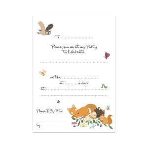 Woodland Wonderland Party Invitations - Mustard and Gray Ltd