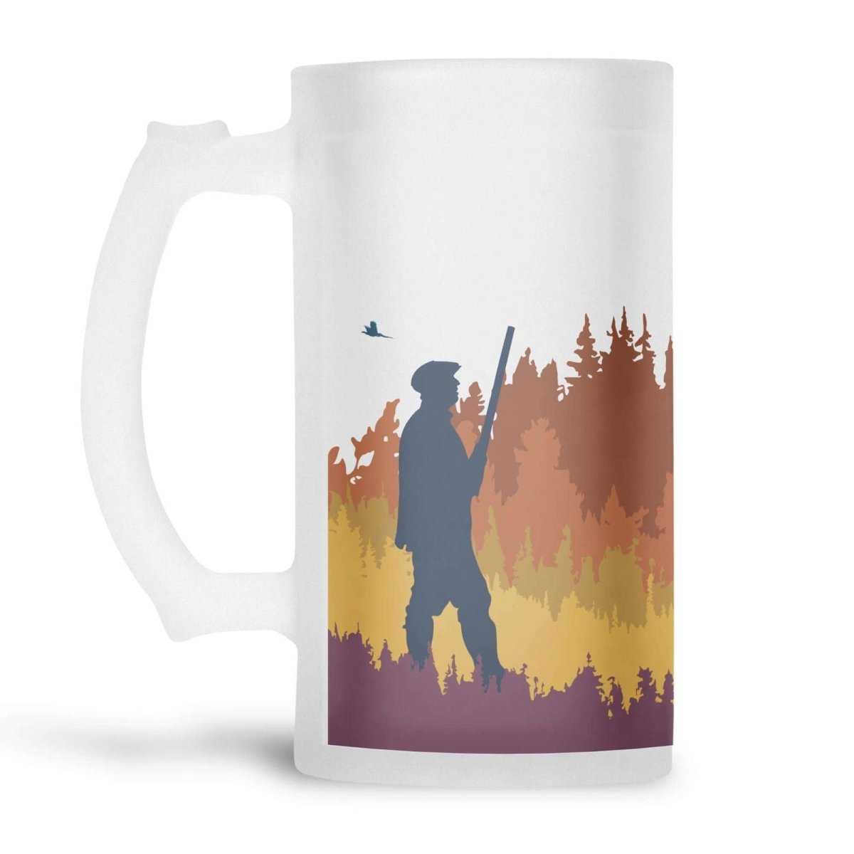 Autumn Shoot Frosted Beer Stein - Mustard and Gray Ltd