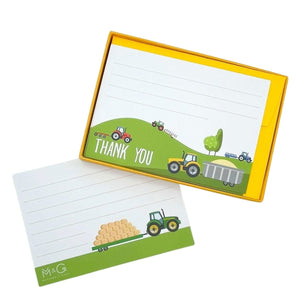 Bramble Hill Farm Thank You Notecard Set - Mustard and Gray Ltd