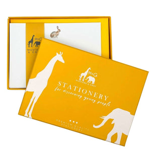 Bunny Notecard Set - Mustard and Gray Ltd