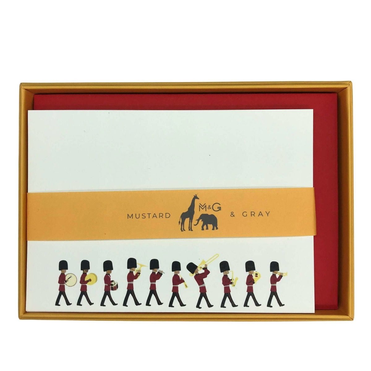 Changing of the Guard Notecard Set - Mustard and Gray Ltd