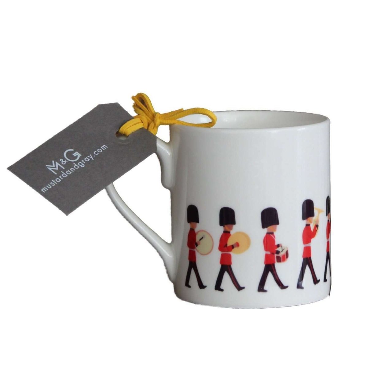 Changing of the Guard Small Mug - Mustard and Gray Ltd