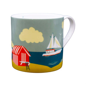 Charlie's Coast 400ml Mug - Mustard and Gray Ltd