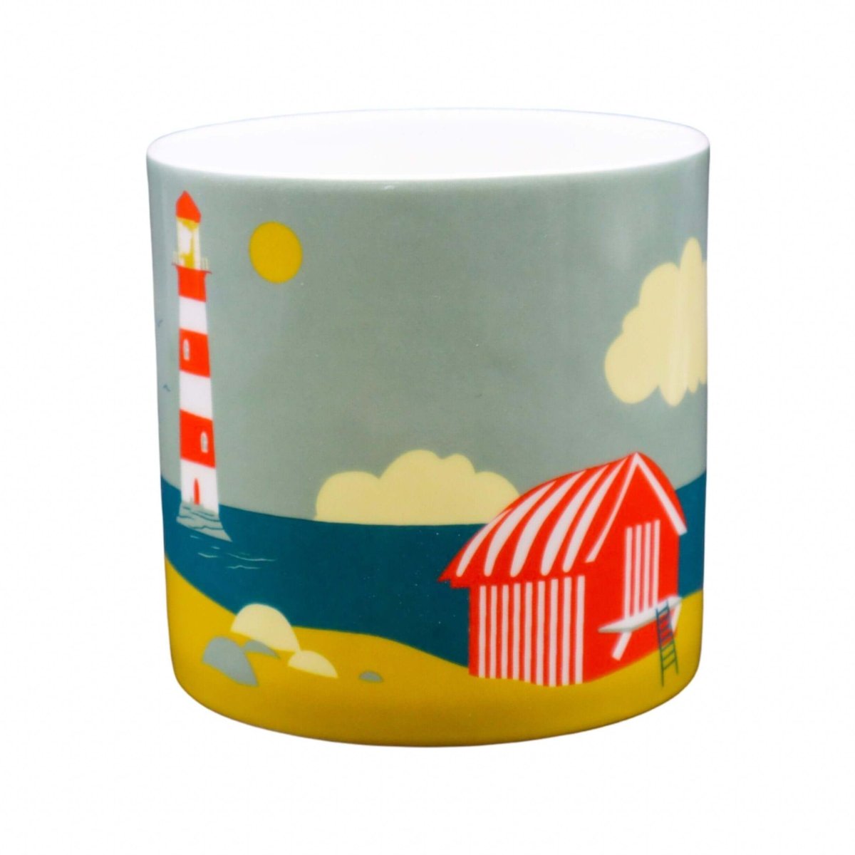 Charlie's Coast 400ml Mug - Mustard and Gray Ltd