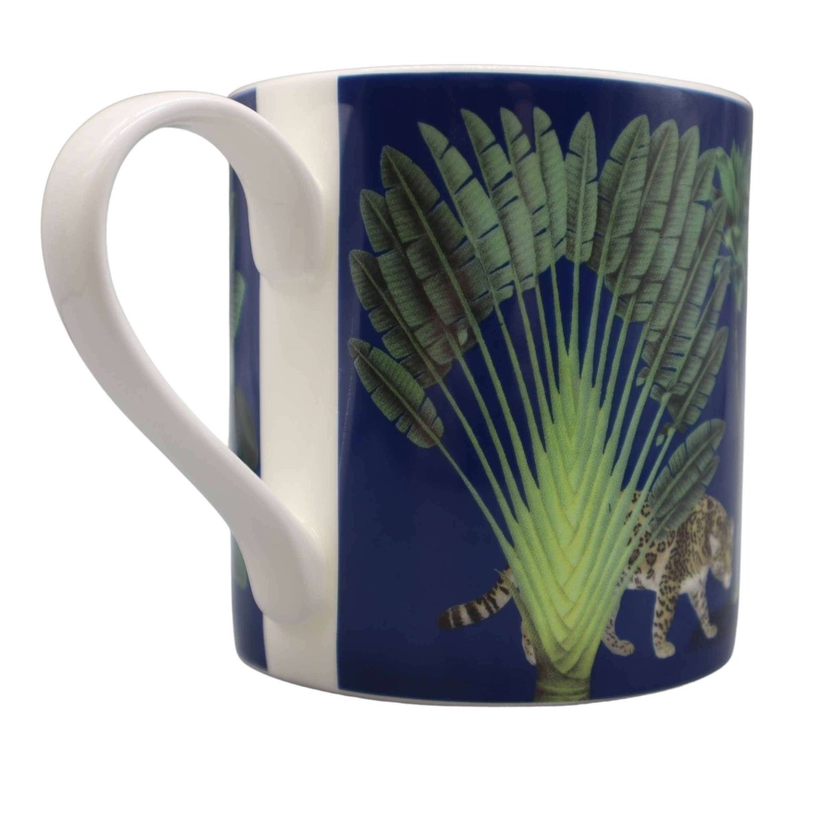 Darwin's Menagerie Navy Mug - Mustard and Gray Ltd