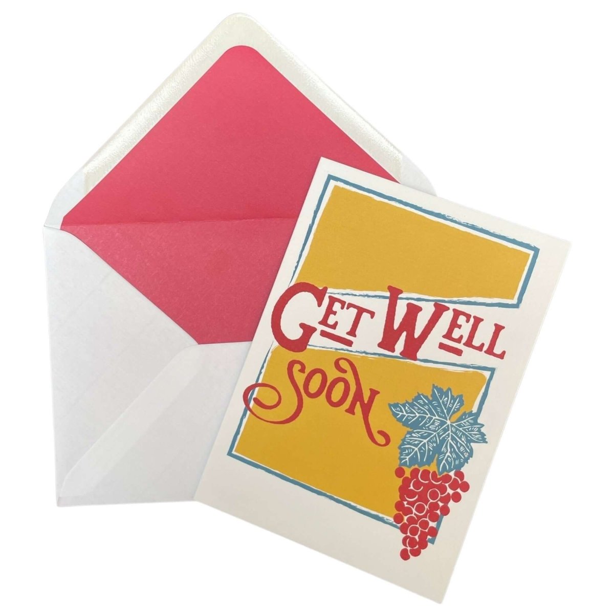 Epoch Get Well Soon Card "Grapes" - Mustard and Gray Ltd