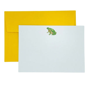 Frog Notecard Set - Mustard and Gray Ltd