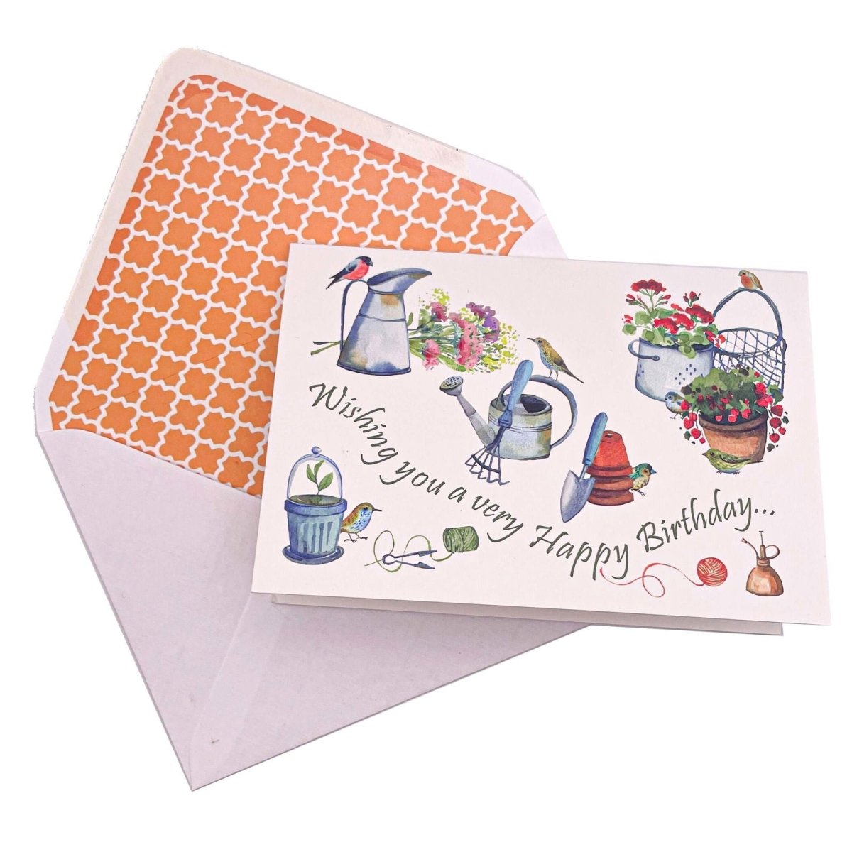 Gardeners Friends Birthday Card - Mustard and Gray Ltd