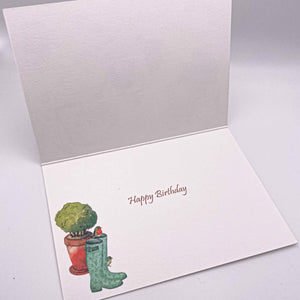 Gardeners Friends Birthday Card - Mustard and Gray Ltd