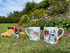 Gardener's Friends Mug - Mustard and Gray Ltd