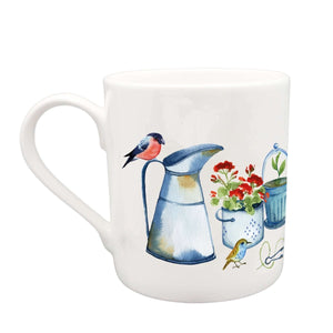 Gardener's Friends Mug - Mustard and Gray Ltd