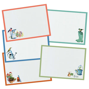 Gardener's Friends Notecard Set with Lined Envelopes - Mustard and Gray Ltd