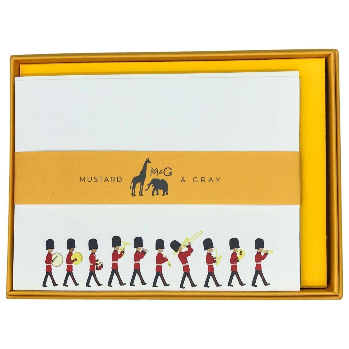 Guardsman Notecards - Mustard and Gray Ltd