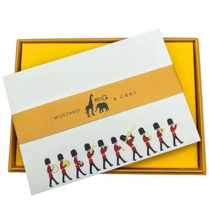 Guardsman Notecards - Mustard and Gray Ltd