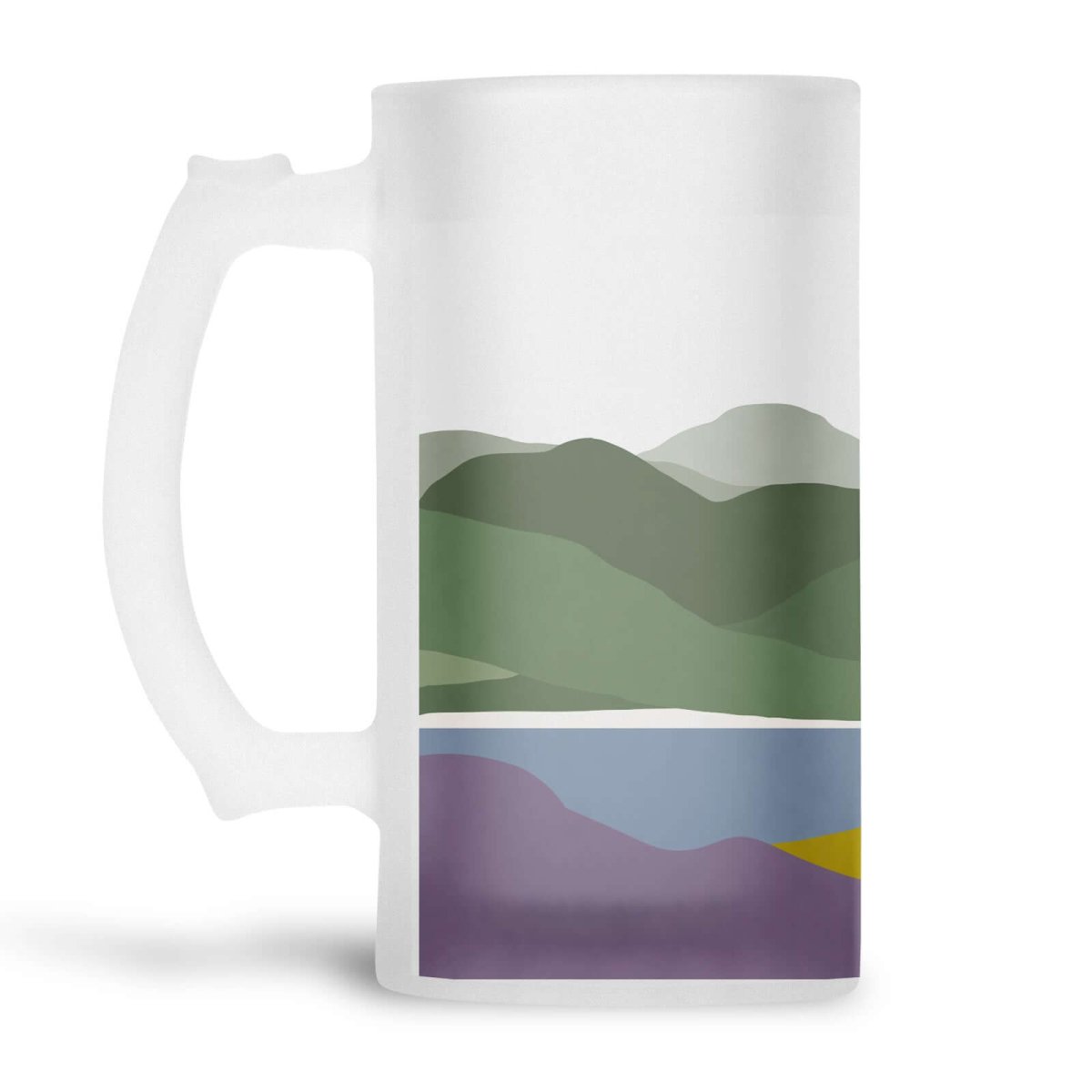 Hills Heather & Gorse Frosted Beer Stein - Mustard and Gray Ltd