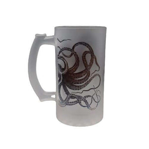 Kraken Can Can Frosted Beer Stein - Mustard and Gray Ltd