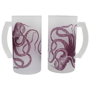 Kraken Can Can Frosted Beer Stein - Mustard and Gray Ltd