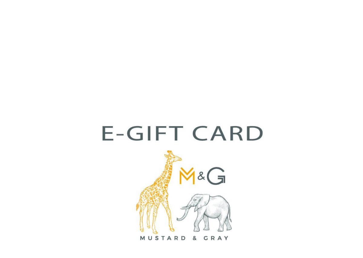 Mustard and Gray E - Gift Card - Mustard and Gray Ltd