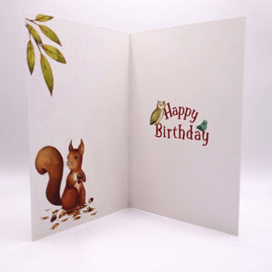 Nature Birthday Card - Mustard and Gray Ltd