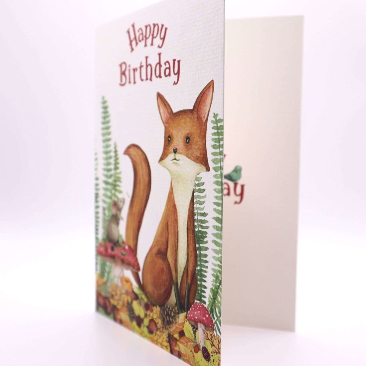 Nature Birthday Card - Mustard and Gray Ltd