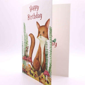 Nature Birthday Card - Mustard and Gray Ltd