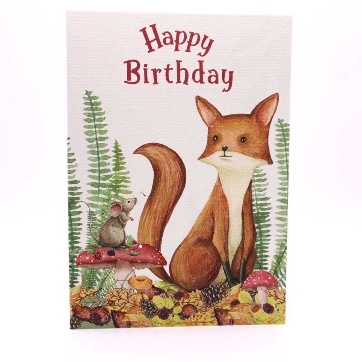 Nature Birthday Card - Mustard and Gray Ltd