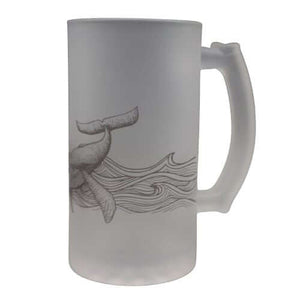 Night Whale Frosted Beer Stein - Mustard and Gray Ltd