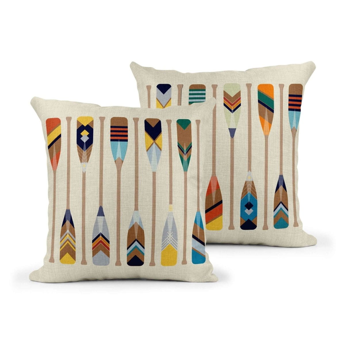 Oars Cushion - Mustard and Gray Ltd