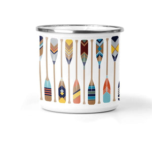 Oars Enamel Mug - Mustard and Gray Ltd