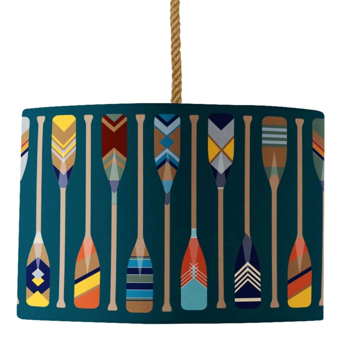 Oars Lamp Shade - Mustard and Gray Ltd