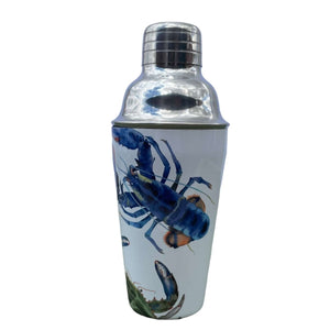 "Pinchy" Crab and Lobster Cocktail Shaker - Mustard and Gray Ltd