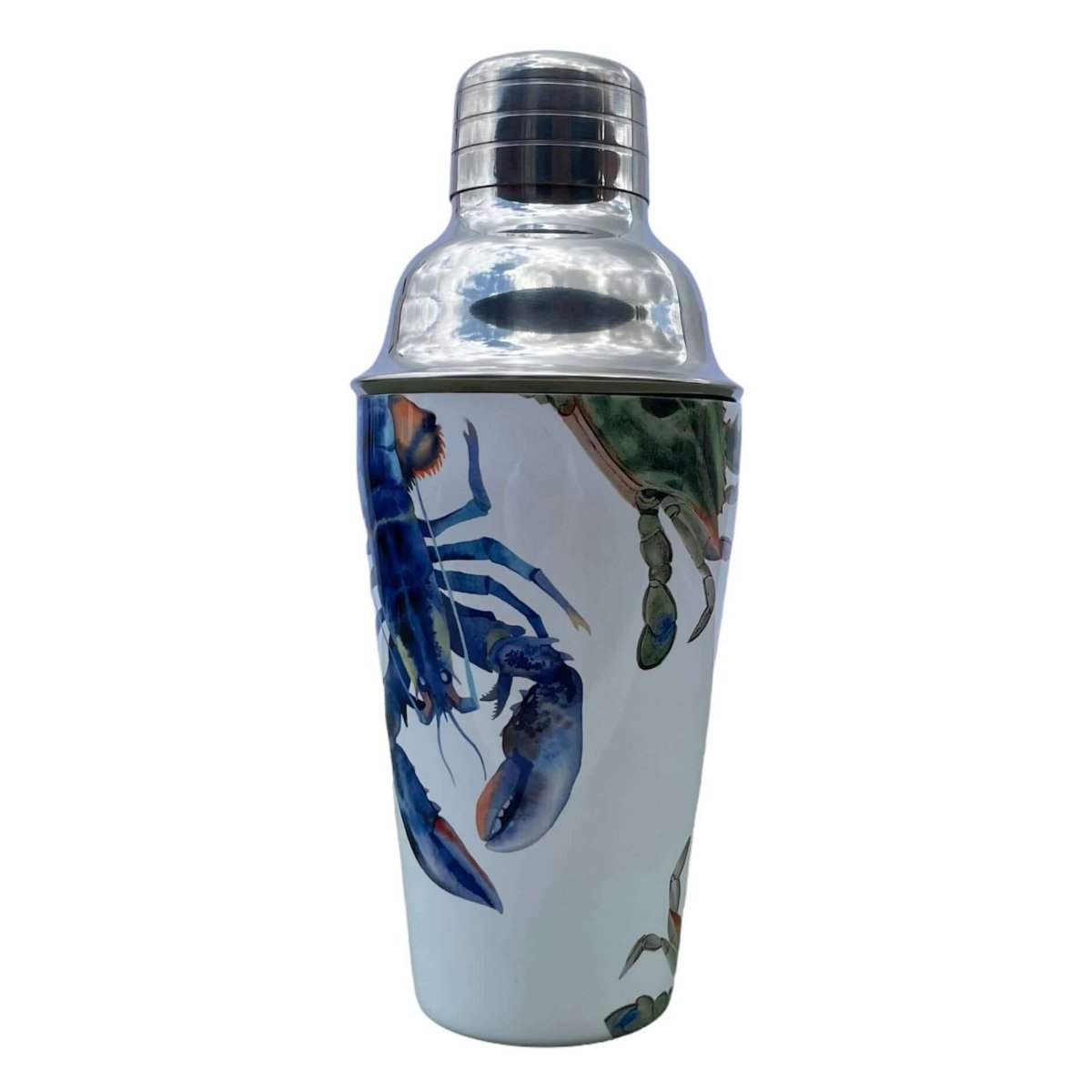 "Pinchy" Crab and Lobster Cocktail Shaker - Mustard and Gray Ltd