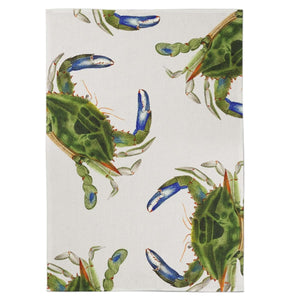 "Pinchy" Crab Tea Towel - Mustard and Gray Ltd