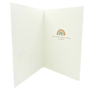 Rainy Day Greetings Card - Mustard and Gray Ltd