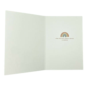 Rainy Day Greetings Card - Mustard and Gray Ltd