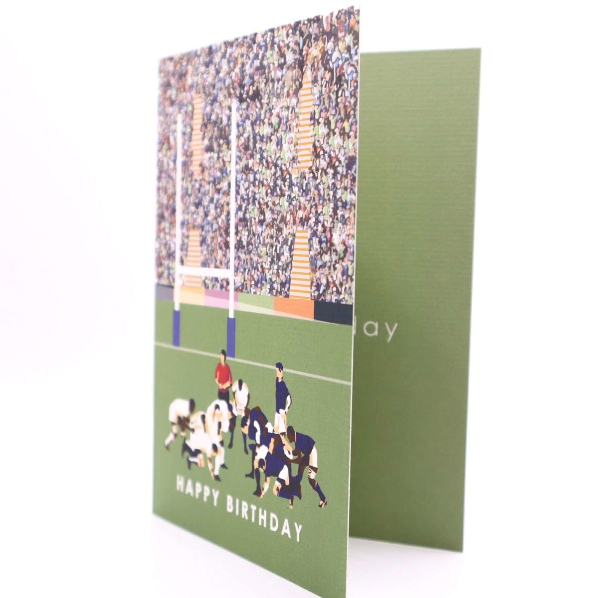 Rugby Birthday Card - Mustard and Gray Ltd