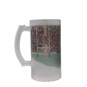 Rugby Frosted Beer Stein - Mustard and Gray Ltd