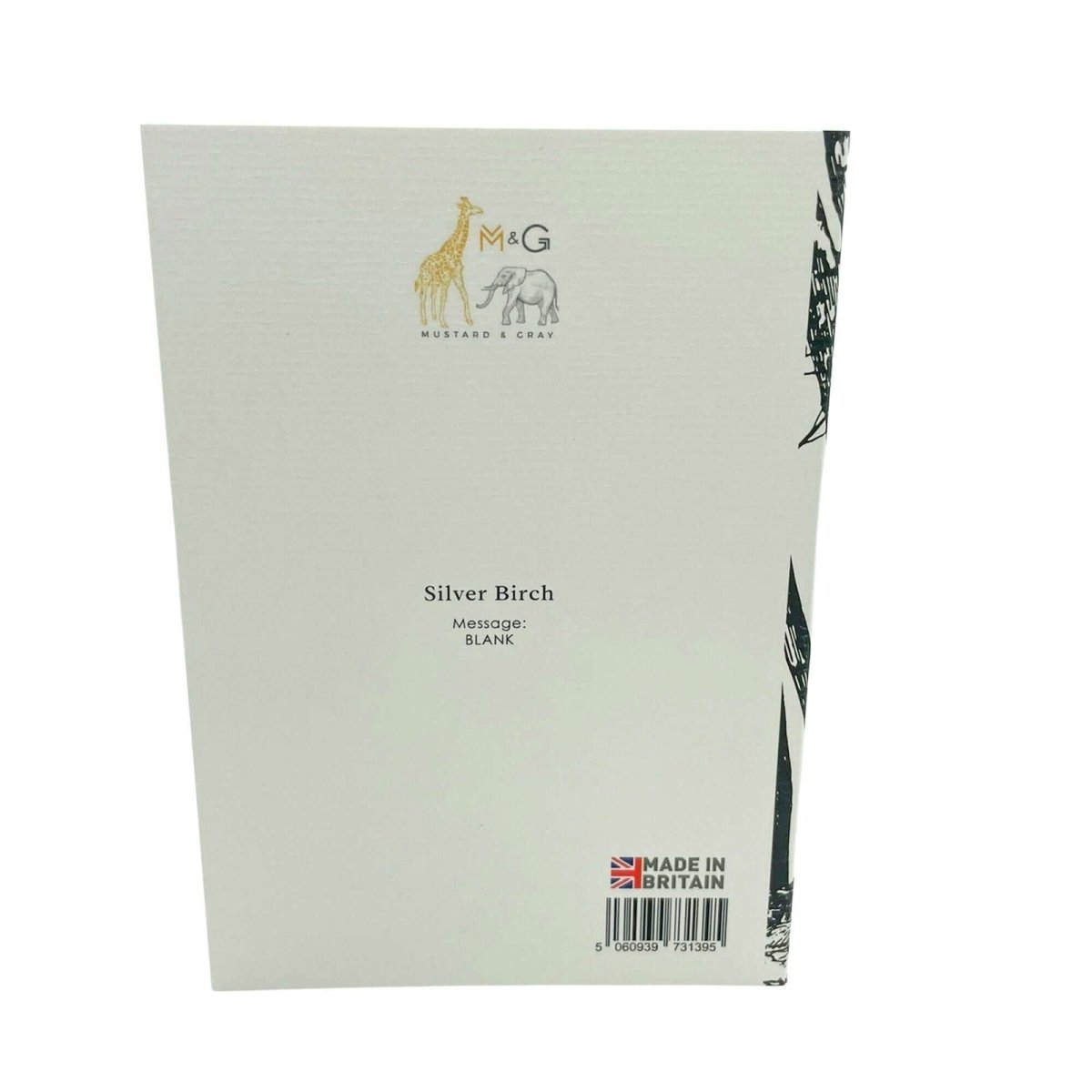 Silver Birch Greetings Card - Mustard and Gray Ltd