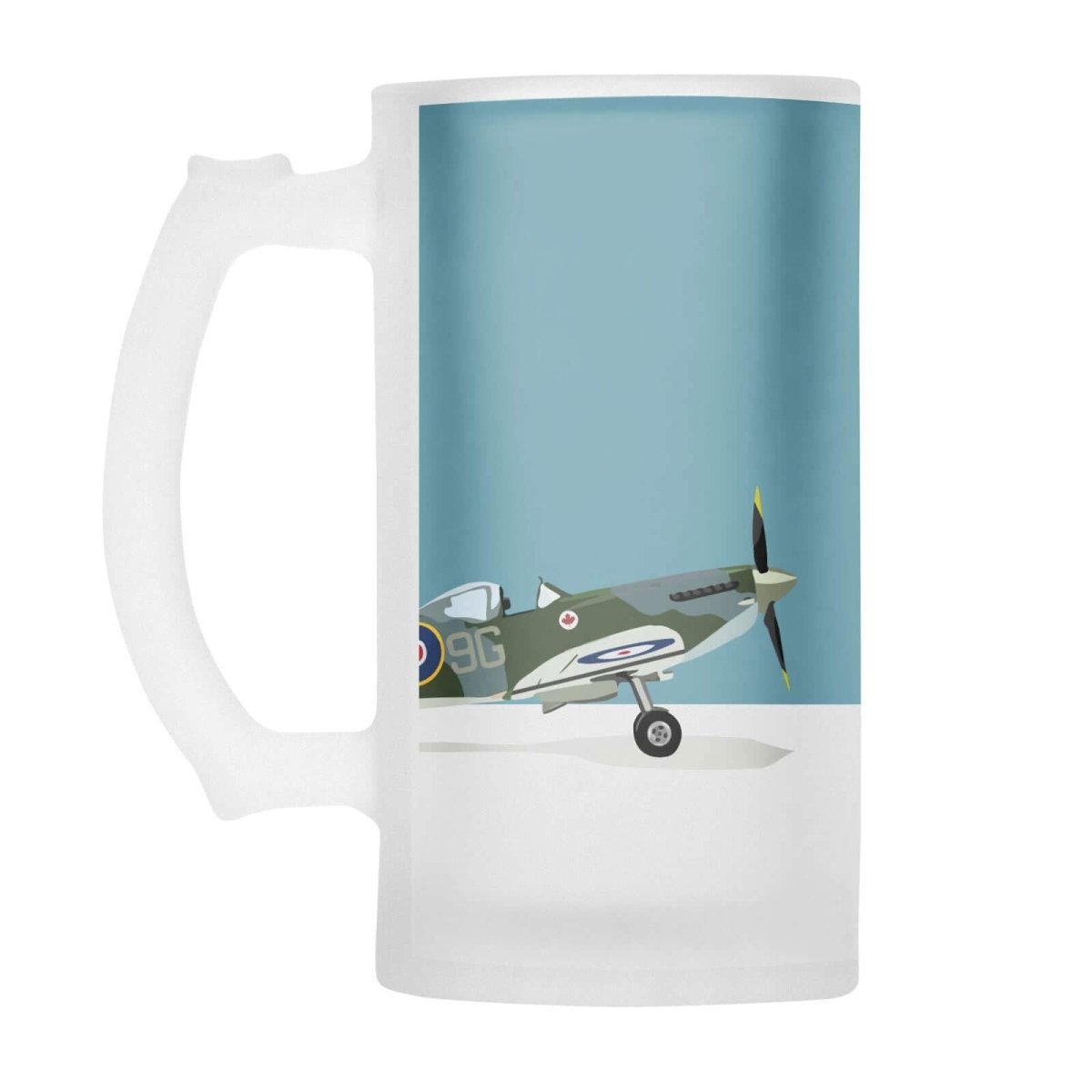 Spitfire Frosted Beer Stein - Mustard and Gray Ltd