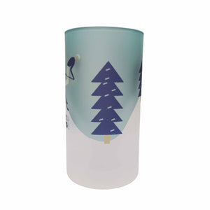 The Mountains are Calling "Snow Skiing" Frosted Beer Stein - Mustard and Gray Ltd