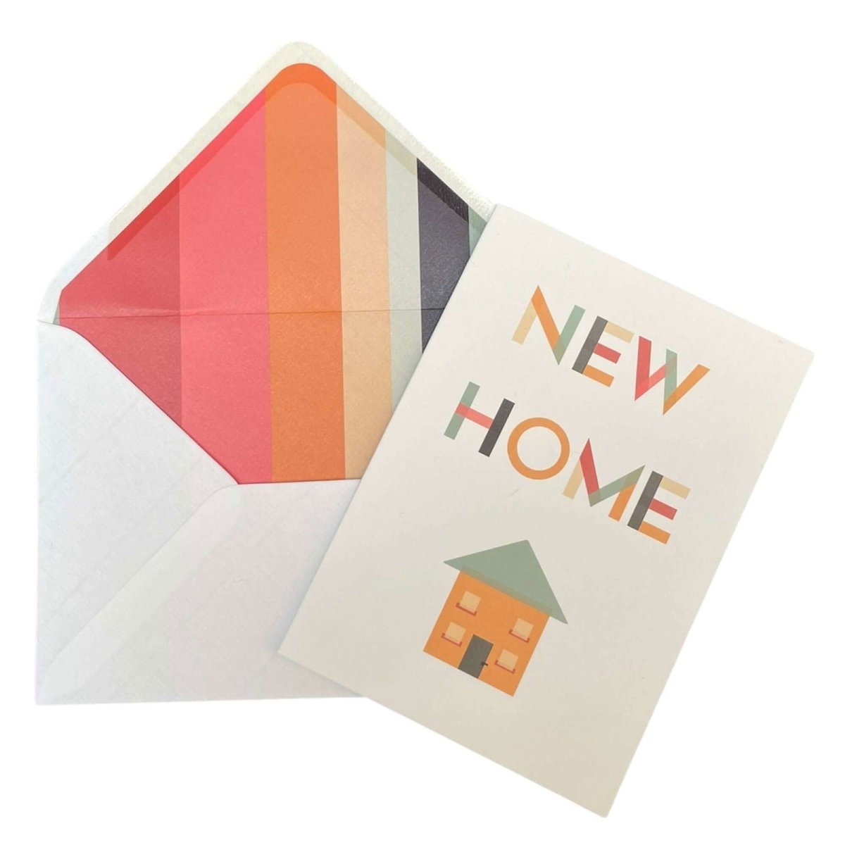 Toco New Home Greetings Card - Mustard and Gray Ltd