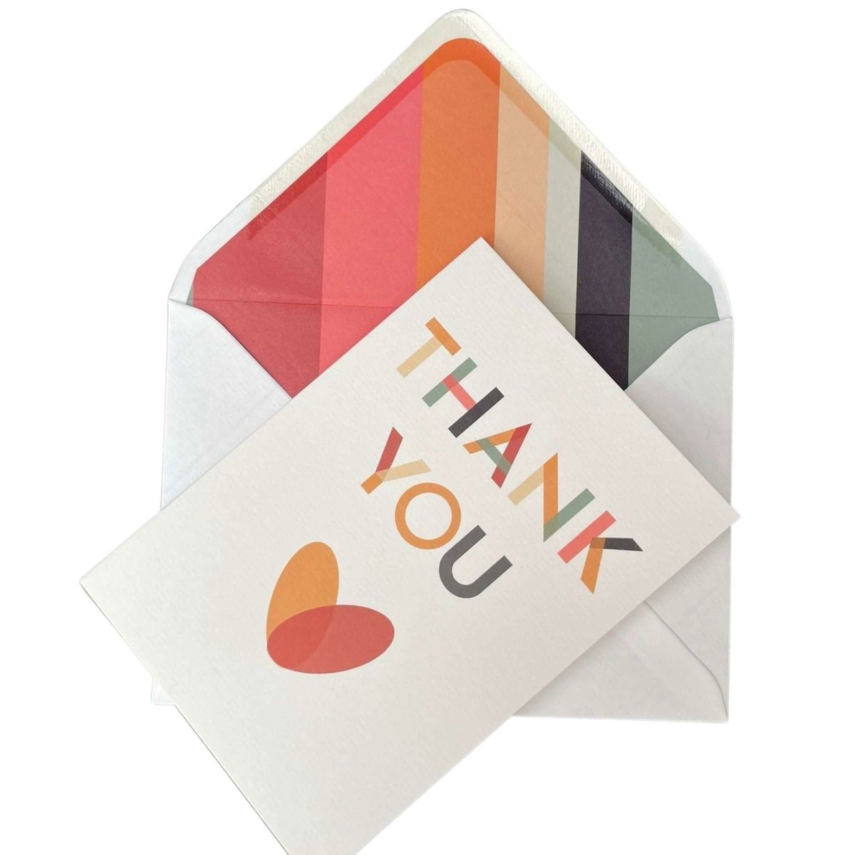 Toco Thank You Greetings Card - Mustard and Gray Ltd