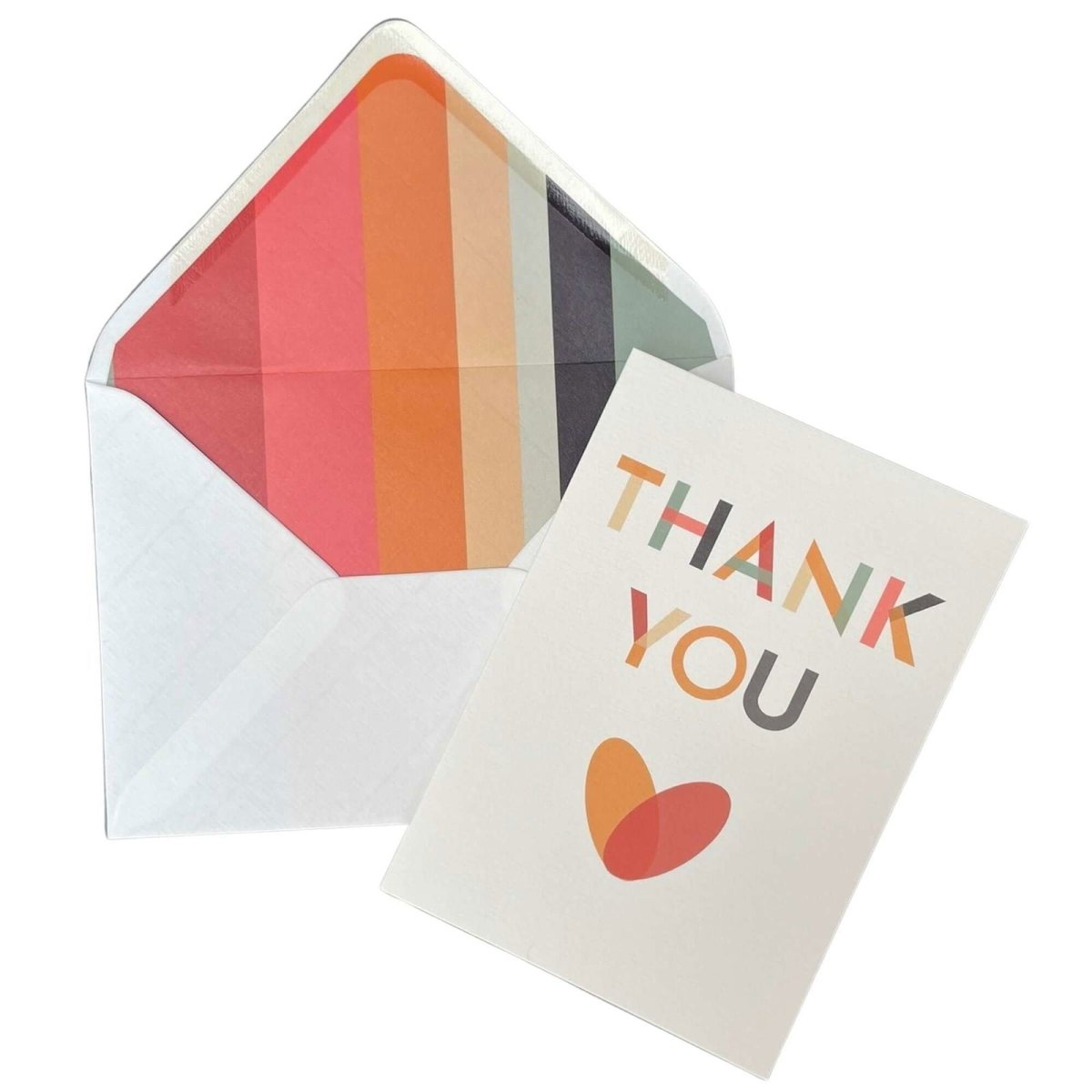 Toco Thank You Greetings Card - Mustard and Gray Ltd