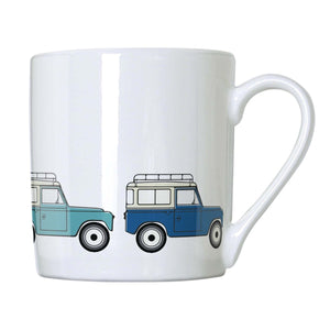 Weekend Wheels "Offroad" Mug - Mustard and Gray Ltd