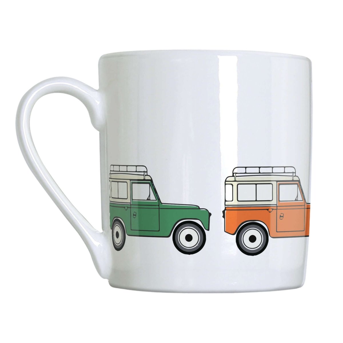 Weekend Wheels "Offroad" Mug - Mustard and Gray Ltd