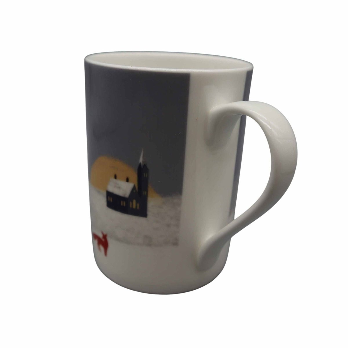 Winter Fox Day Mug - Mustard and Gray Ltd